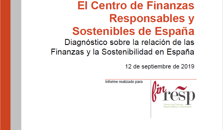 Diagnóstico sobre la relación de las Finanzas y la Sostenibilidad en España